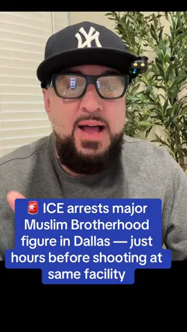 🚨 ICE arrests major Muslim Brotherhood figure in Dallas — just hours before shooting at same facility Caption: Marwan Marouf, senior Dallas leader of MAS and tied by marriage to the Elashi family from the Hamas financing case, was detained in a counterterrorism operation. Hours later, a shooting broke out at the same ICE facility — a detail the media isn’t highlighting. #anttsinc