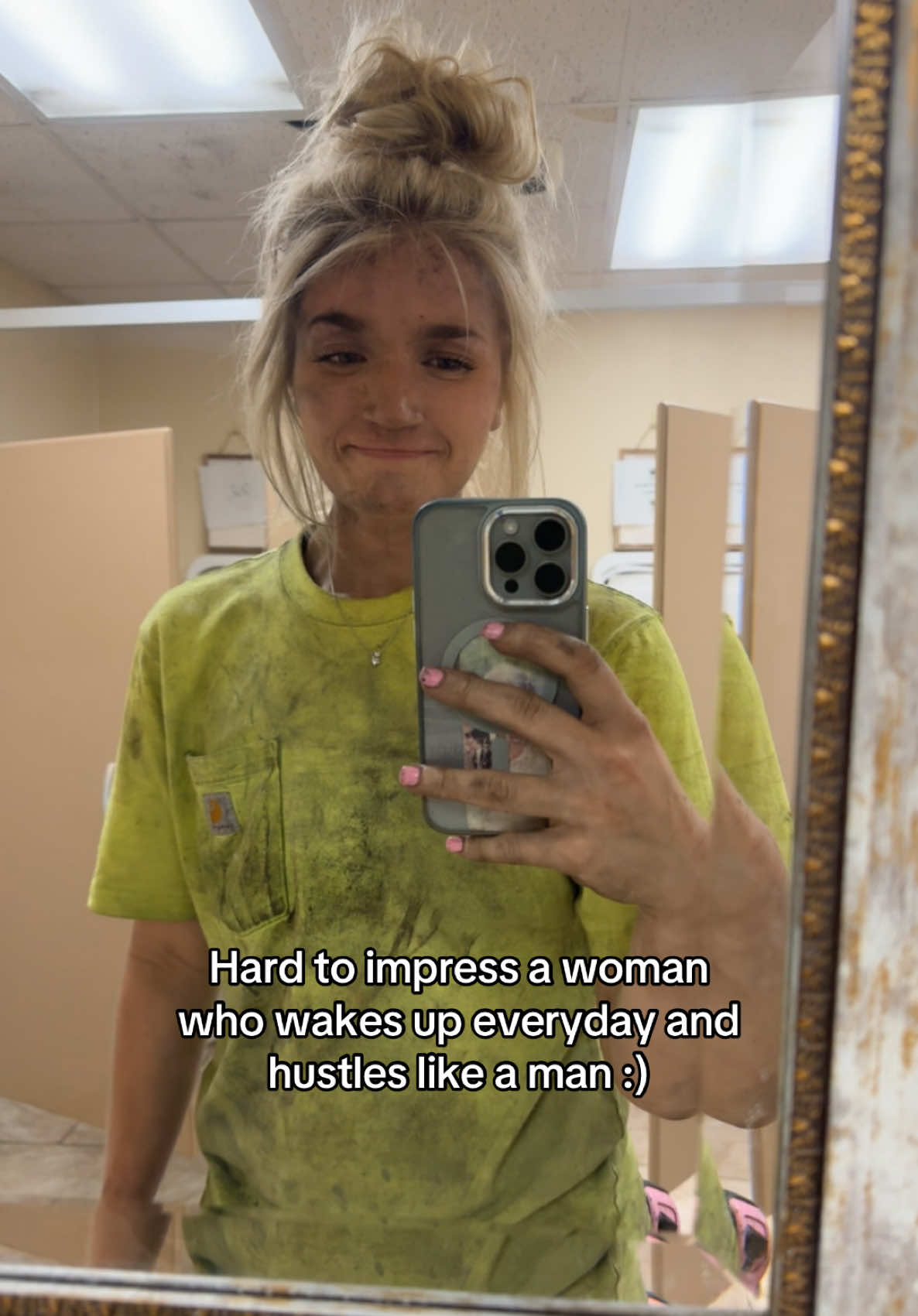 That shower lovesss to see me coming 🤣 #fypシ #plumberbarbie #xyzbca #fypシ゚viral #bluecollar 