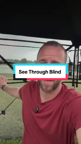 360 degree see through hunting blind #huntingblind #seethroughblind #deerseason #deerhunting #tiktokshopcreatorpicks 