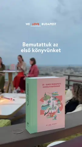 📚 Zárt körben, a White Raven skybarban mutattuk be szeptember 23-án első könyvünket, a 23 – Nagy budapesti kerülethatározót. A bárki számára nyitott folytatás szeptember 30-án lesz, a városi sétával egybekötött bemutatóra még kapható néhány jegy – link a bióban! #kerülethatározó #könyv #könyvbemutató #budapest #welovebudapest