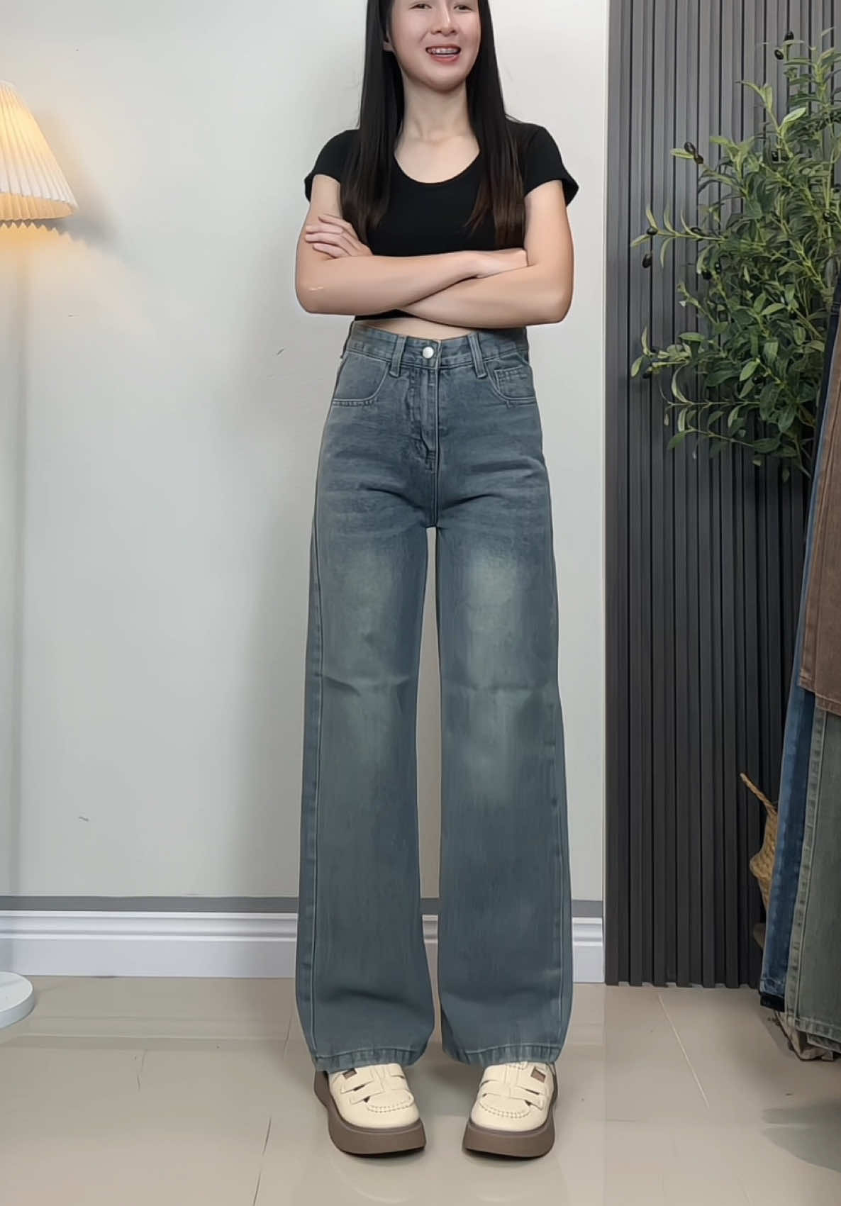#katjeans #พิกัดกางเกงยีนส์ #กางเกงยีนส์ทรงกระบอก #กางเกงยีนส์เอวสูงเก็บพุง #กางเกงยีนส์ผู้หญิง 
