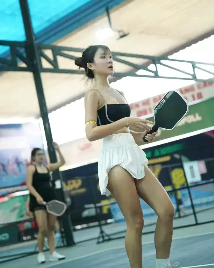 Chân dung cô gái chơi pickleball đang nổi rần rần MXH hôm nay 🔥 #pickleball #gaixinhtiktok #choipickleball #hot #gaixinhchoipickleball 