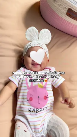 Ada banyak set lain lagi. mommy boleh check dalam kedai ni 🥰#rompers #rompersmurah #rompersbabygirl #babygirloutfit #bajubabygirl 