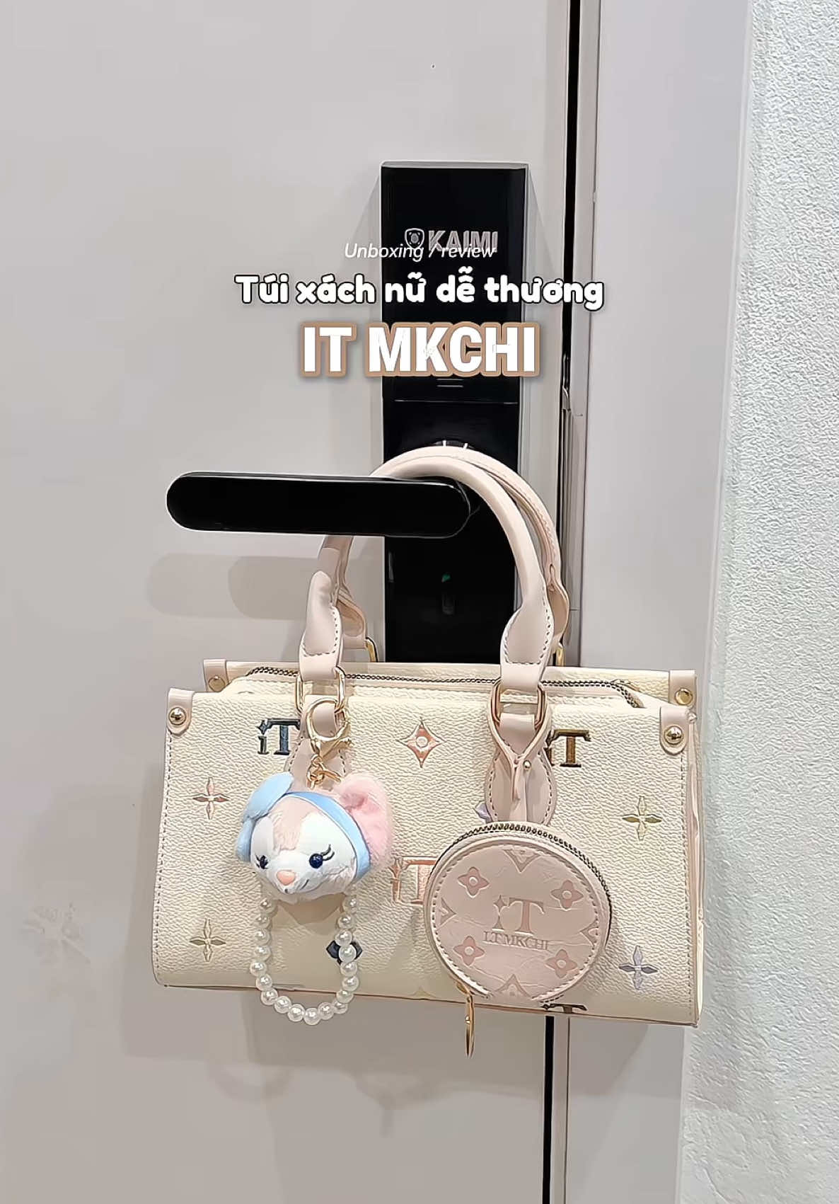 Trời ưi cái túi nó dễ thương mà nó đáng iu gì đâu á ✨ tiểu thư công chúa gọi tên ẻm nè #itmkchi #tuixachnu #unboxing #xuhuong 