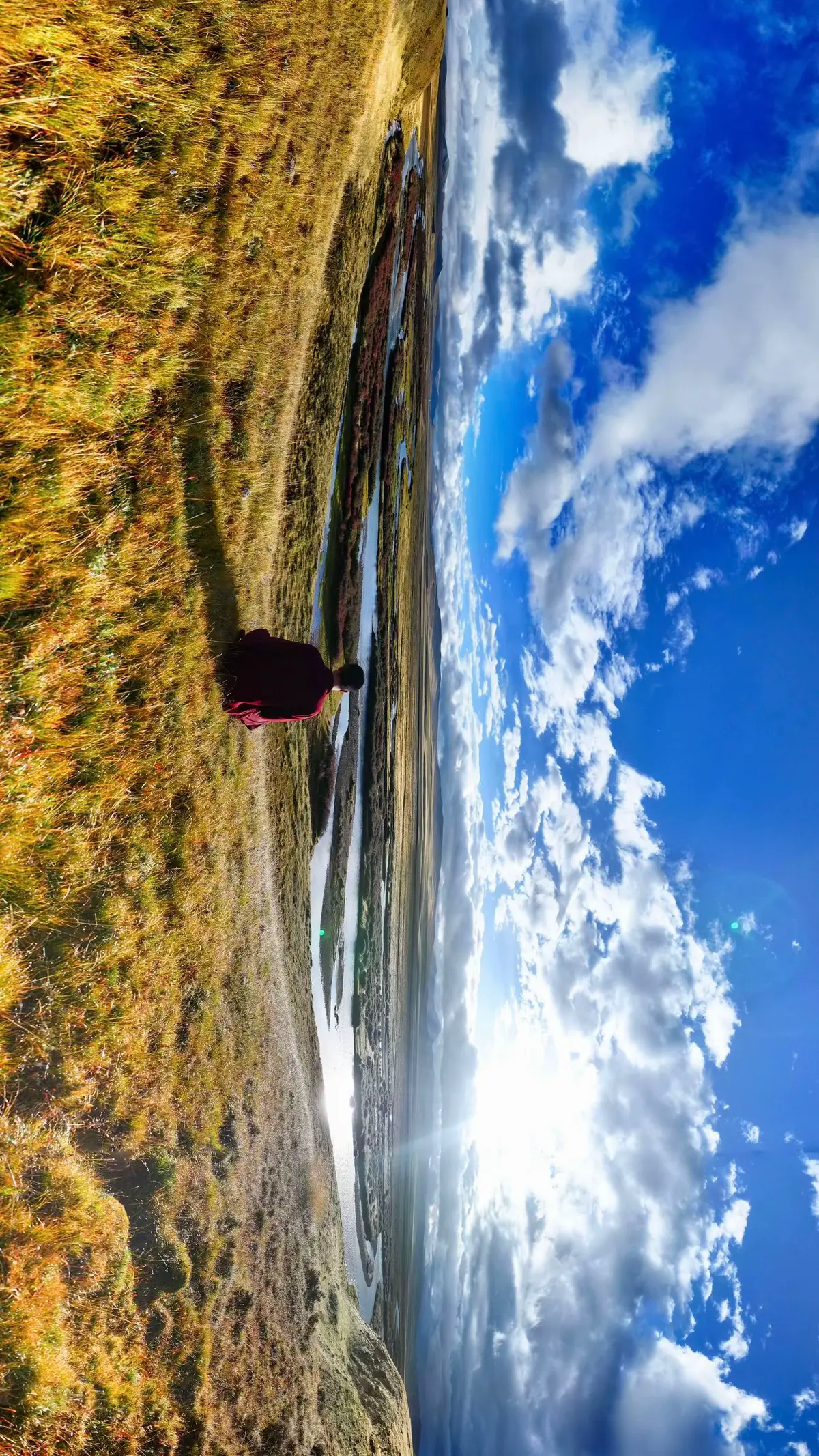 风把云朵揉成棉絮，洒在青山的褶皱里，连路过的风都忍不住慢下来，偷藏了一捧松针的香气！落日把江面铺成碎金，归鸟驮着最后一缕霞光掠过，连水波晃动的节奏，都成了暮色里最温柔的诗。#自然风景 ##感受自然 