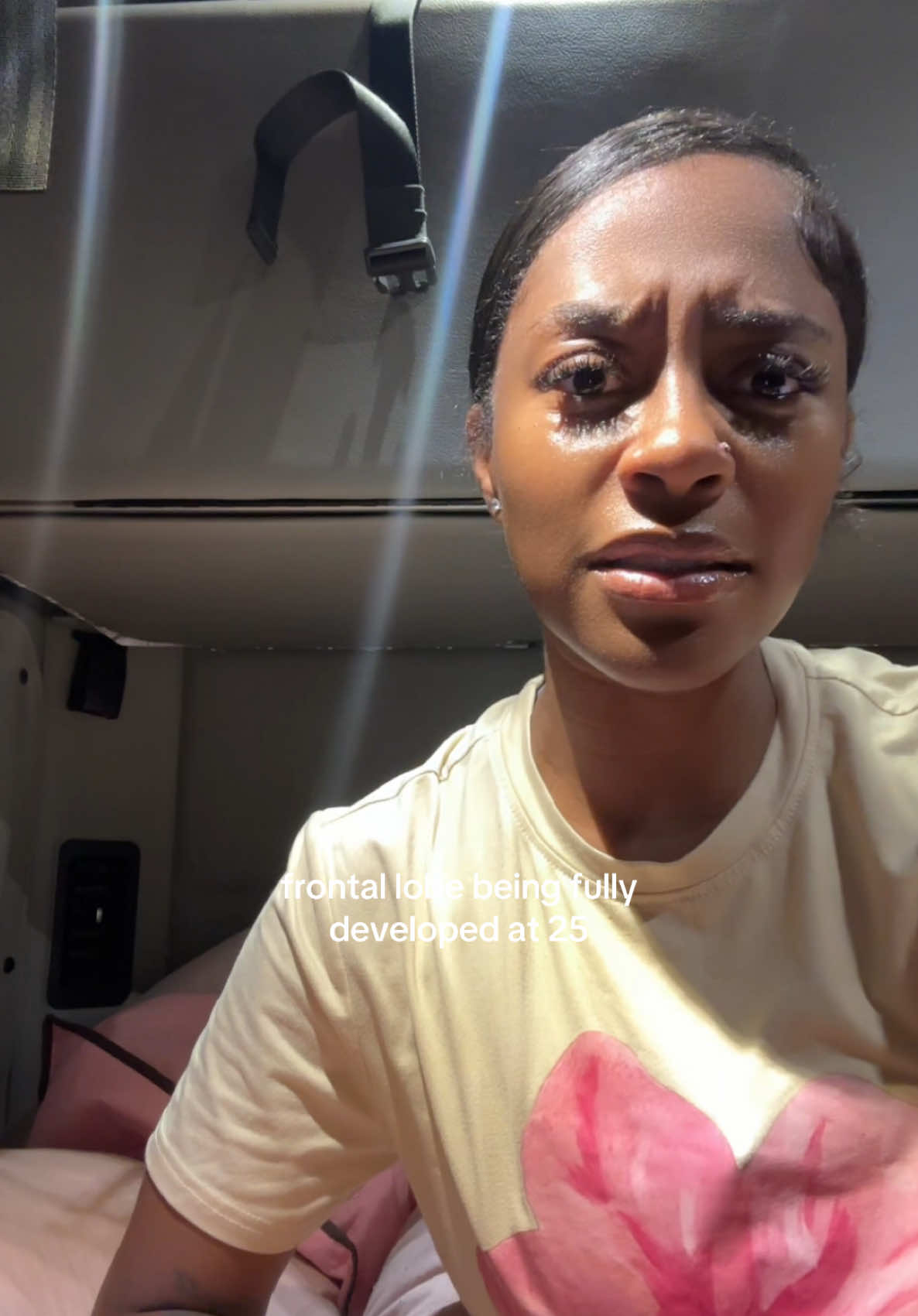 mind you, I’m the first born so I can’t even ask an older sibling what it’s like lol #womenintrucking #girltrucker #frontallobe #frontallobedevelopment 