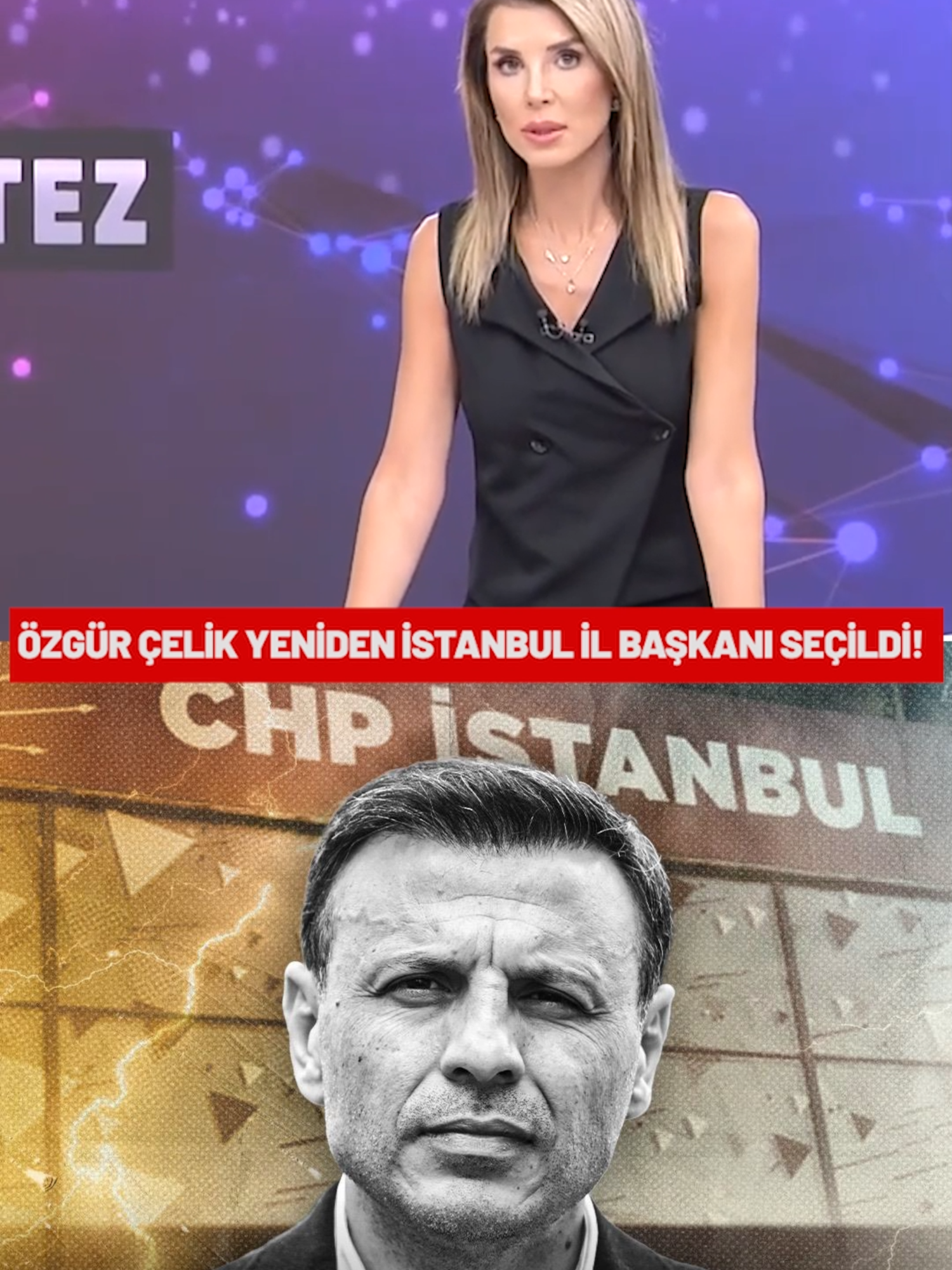 CHP, 38. İstanbul İl Kongresi'nin mahkeme tarafından iptal edilip Gürsel Tekin'in kayyum olarak İl Başkanlığı'na atanmasına karşı olağanüstü kongresini bugün gerçekleşti. Özgür Çelik, gerçekleştirilen kongrede yeniden CHP İstanbul İl Başkanı seçildi.