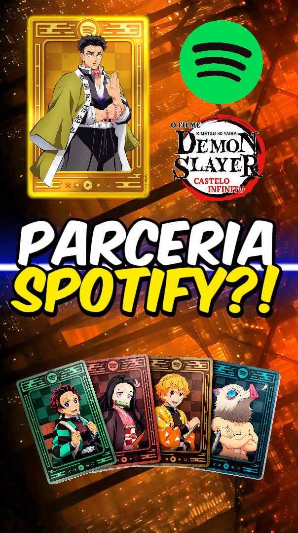 Demon Slayer fez Parceria com Spotify? 😍🎧 (Castelo Infinito)  #demonslayer #spotify #anime #kimetsunoyaiba #kny 