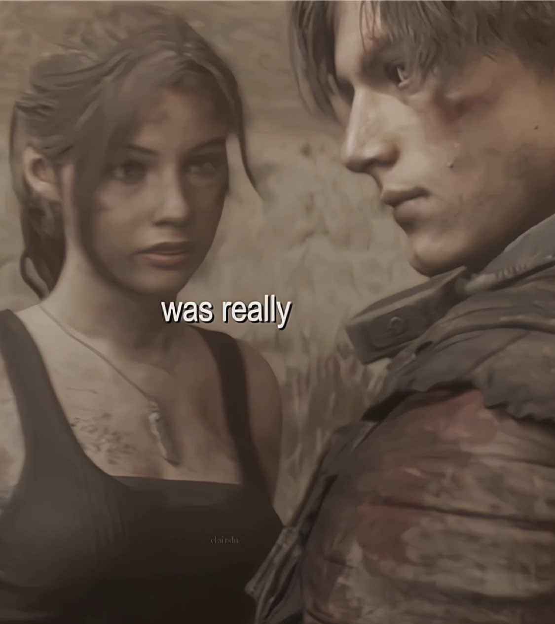 guess i'm back after years of not editing🦦 | #residentevil #claireredfield #leonkennedy #residentevil2 #cleon 