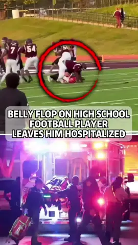 Belly Flop On High School Football Player Leaves Him Hospitalized#news #foryoupage #HighSchoolFootball #viral
