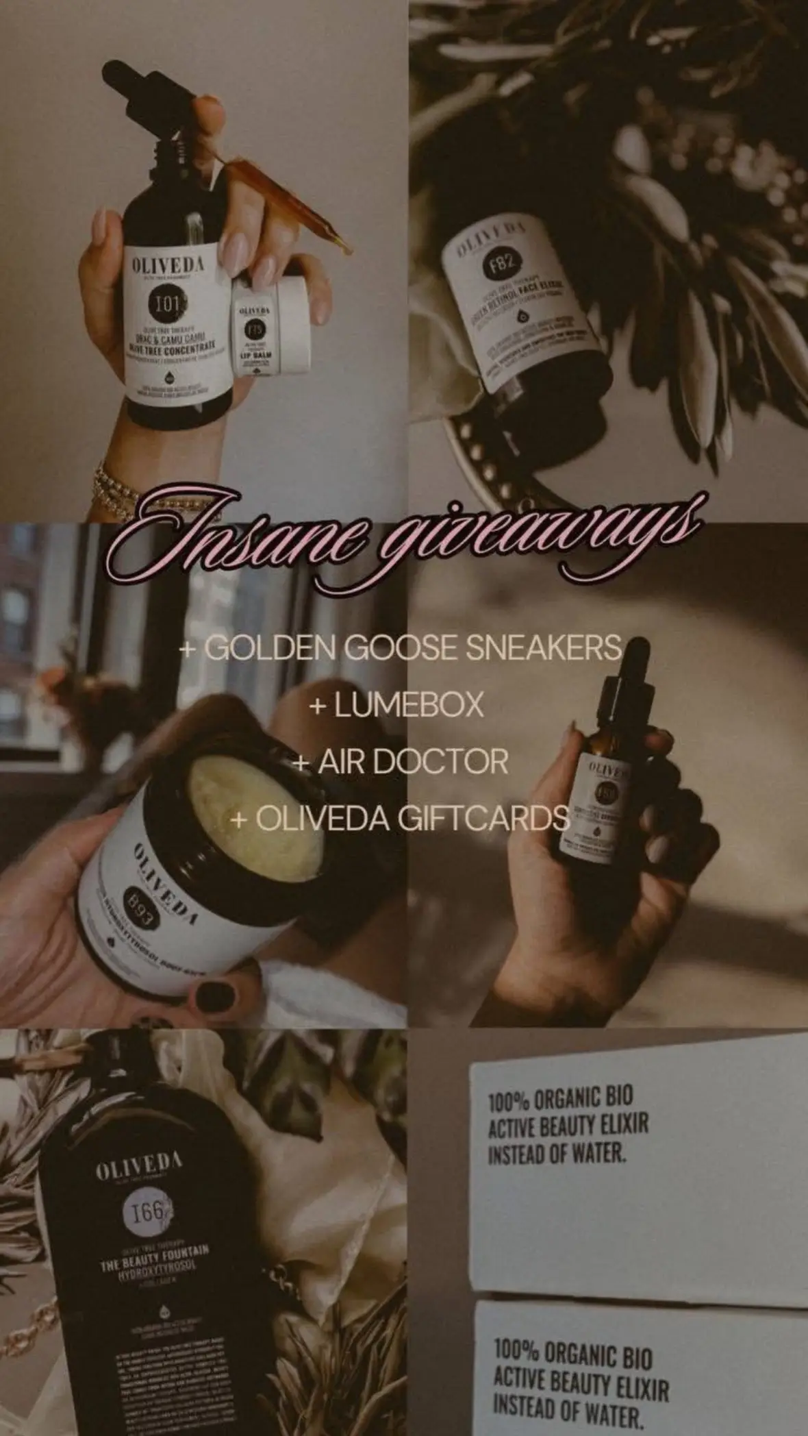 Insane giveaway happening on Thursday ! You won’t want to miss out on these prizes, are you kidding me?! #otp #olivetree #giveaway #oliveda 