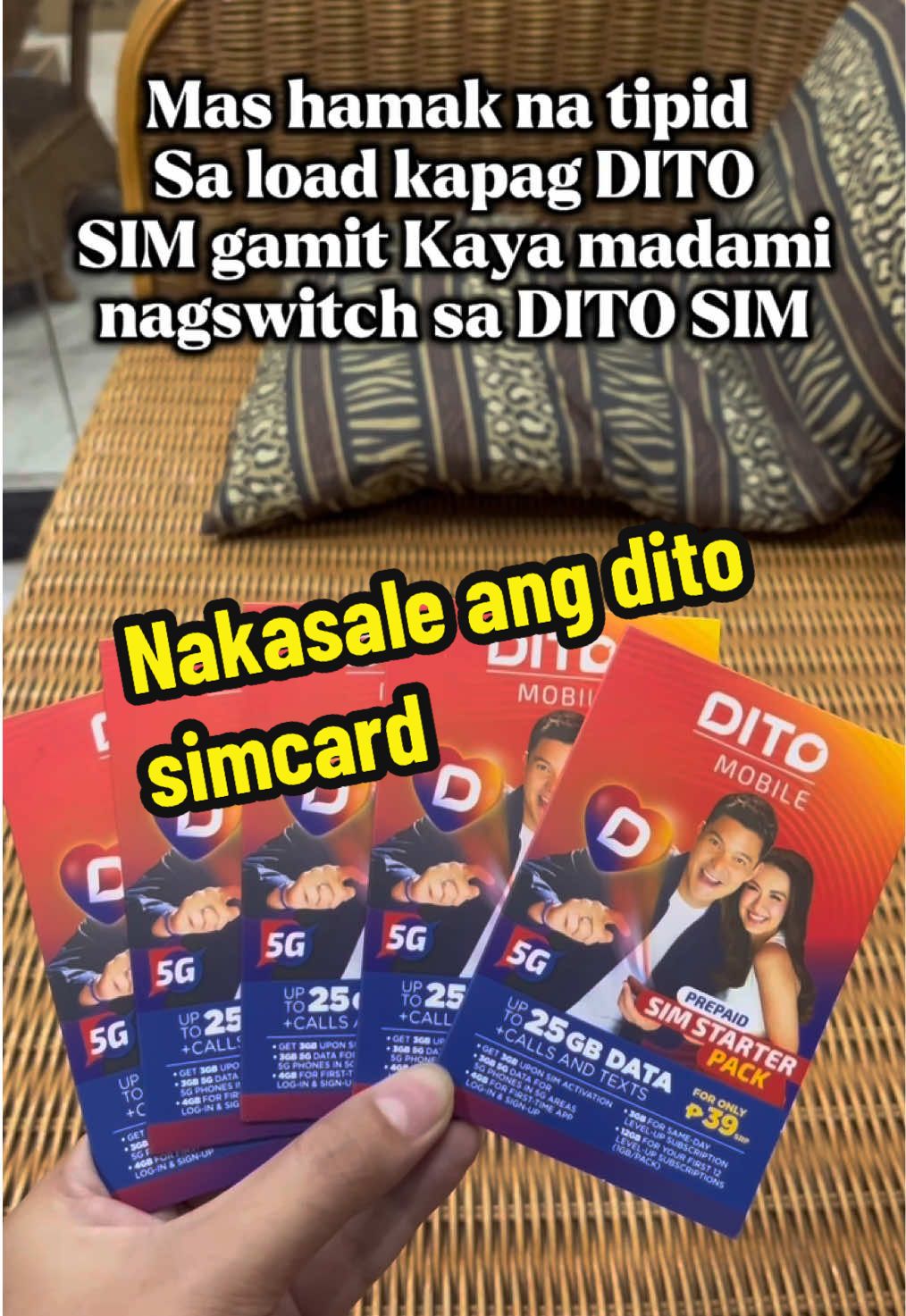 Nakapagswitch na ba Ang lahat sa DITO simcard?❤️💕😍👌#dito#ditotelecommunity#ditonpremium #simcard #unlidata30days 