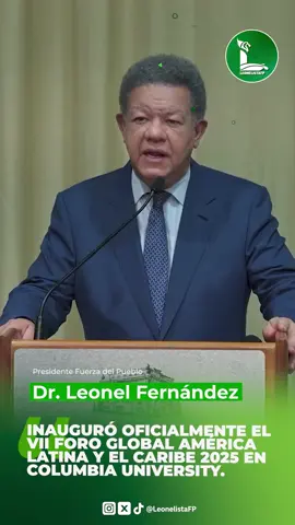 Anoche, en Columbia University, dimos inicio al VII Global Forum: Latin America & the Caribbean 2025 con una cálida recepción de bienvenida. Un espacio donde líderes, académicos y diplomáticos se reúnen para reflexionar sobre los grandes desafíos de nuestra región: migración, democracia, economía e innovación tecnológica. #LeonelistaFP #LaCasaDelPueblo #FuerzaDelPueblo