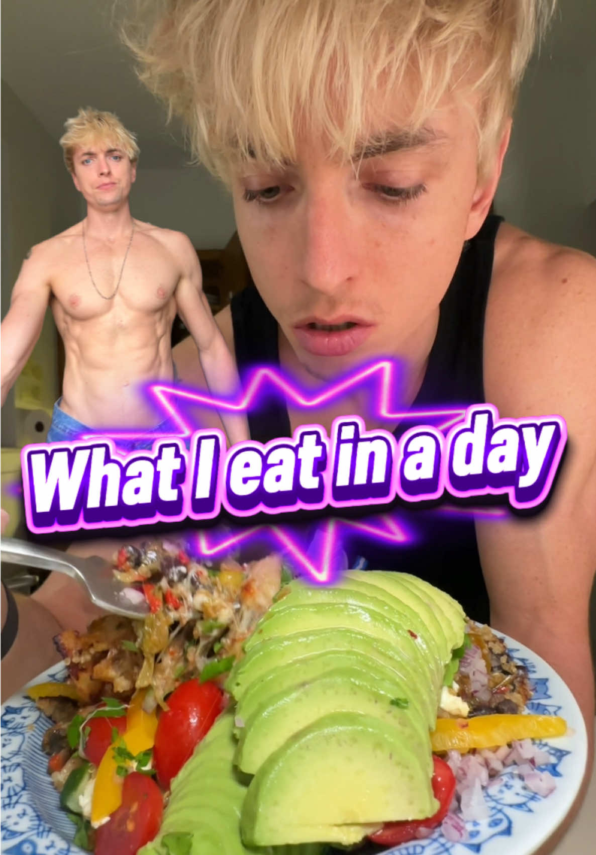 ⚠️Spoiler alert I fasted until midday and then ate 3000+ calories. I’m currently injured so I’m not training as much but I’ll be increasing my portion sizes once training resumes. Strength training + hot yoga @id.hotyoga 🧘‍♂️🙌 Let me know what you think. Ilysm tty xoxo  #mealprep #gains #shredded #leanmass #leaneating