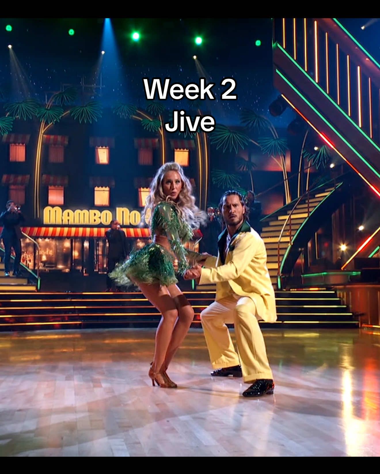 I couldn’t be happier getting to do this 🥺 I am living out my biggest dreams being able to dance everyday and then come out and perform for you guys. Val really pushed me this week with drilling this dance, the technique, performance, and building my strength and stamina. Thank u guys so much for supporting us .. I am smiling from ear to ear everyday ❤️🥲❤️