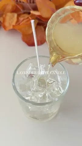 Homemade lavender latte candle making 💜 #candlemaking #asmrsounds #diycandle #candle #asmr