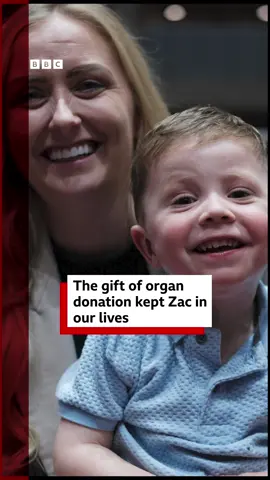 Arlene’s three-year-old son Zac received a liver transplant at five weeks old. As organ donation week begins, she is urging people to discuss the issue with their loved ones. Arlene is in touch with the mother of the donor – a little girl who had died. She said: 
