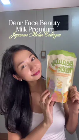 Because glowing skin is alway in    BeautyMilk Melon  #BeautyMilkMelon #dearface   