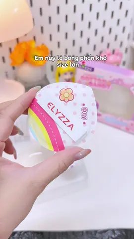Combo 3 bông phấn Elyzza xàu thích nha 🎀 #bongmuttrangdiem #bongmutelyzza #elyzza #makeup #bongmut 
