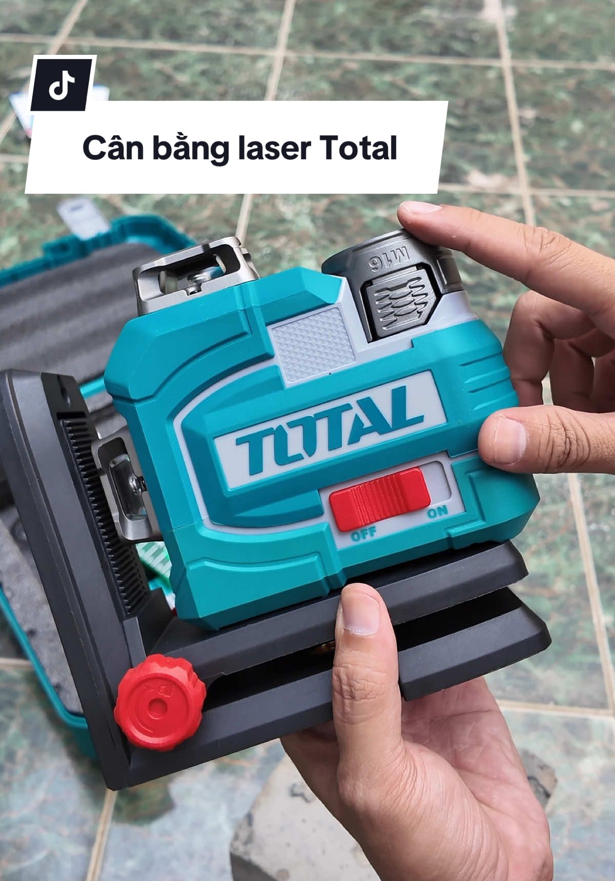 Máy cân bằng laser Total 16V với 12 tia hỗ trợ đa năng hơn khi làm việc #storethietbi #total 