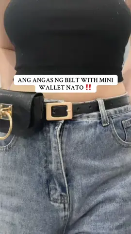 Ang angas ng Belt with mini wallet nato #belt #miniwallet #fyp #foryoupage #trending 