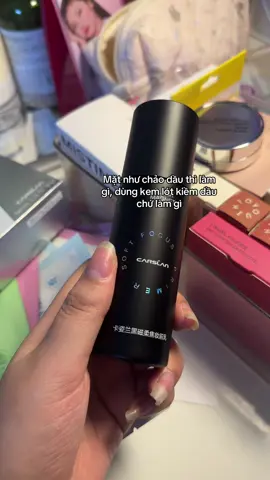 Dùng kem lót kiềm dầu điii#xh #xuhuongtiktok #xuhuong #carslan #carslancosmetics 