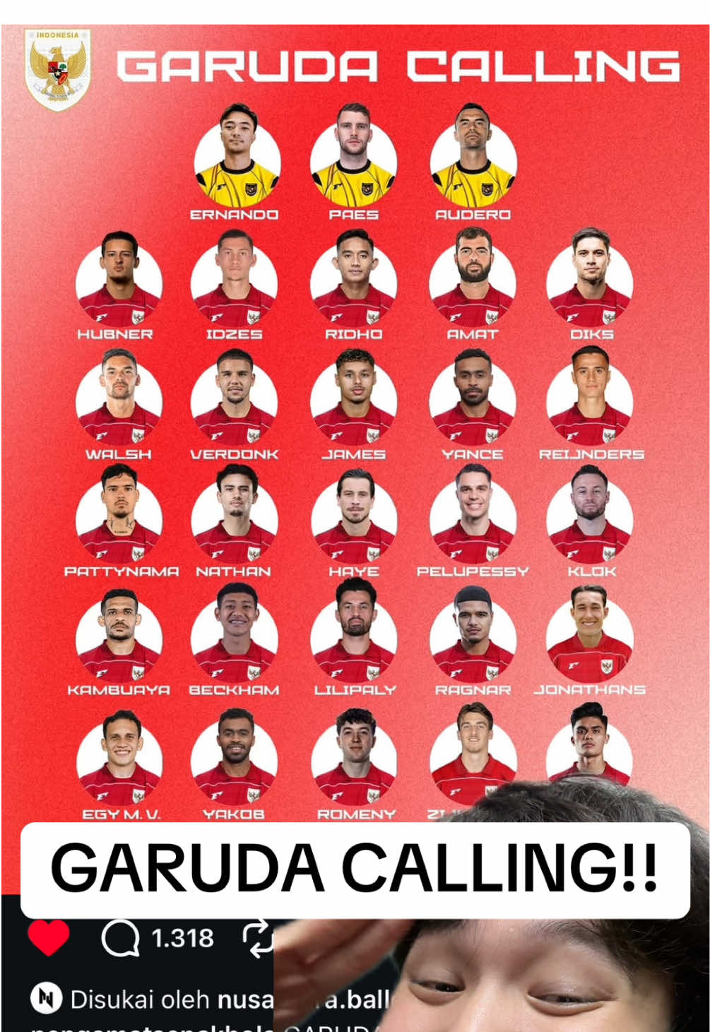🚨 GARUDA CALLING IS HERE! 🇮🇩🔥 Timnas Indonesia siap tempur di ronde 4 Kualifikasi Piala Dunia 2026! 🌍⚽️ Apakah sejarah baru sebentar lagi tercipta? 🦅✨ #garudacalling #timnasindonesia #pialadunia2026 #kualifikasipialadunia2026 #fyp 