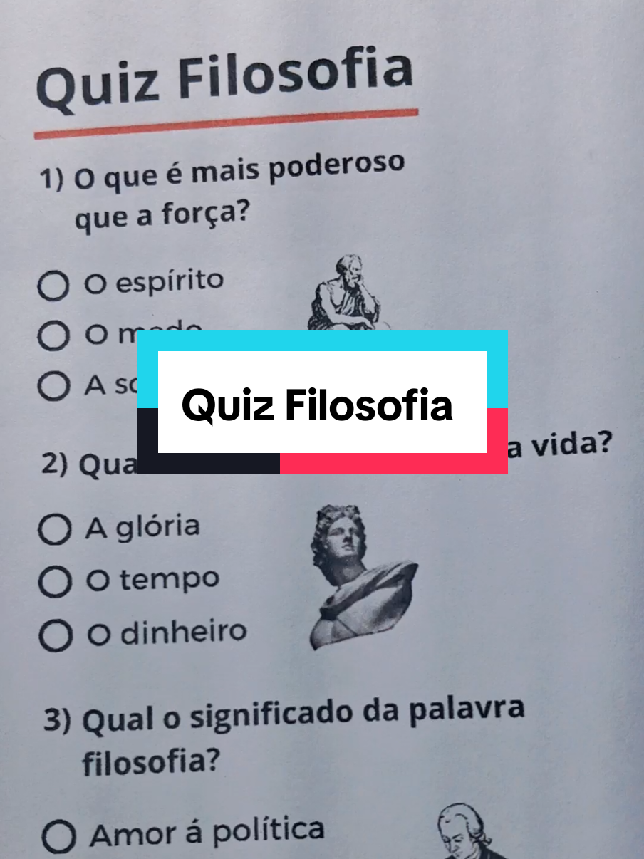 Quiz Filosofia #quiz #filosofia #filosofo #perguntaserespostas 