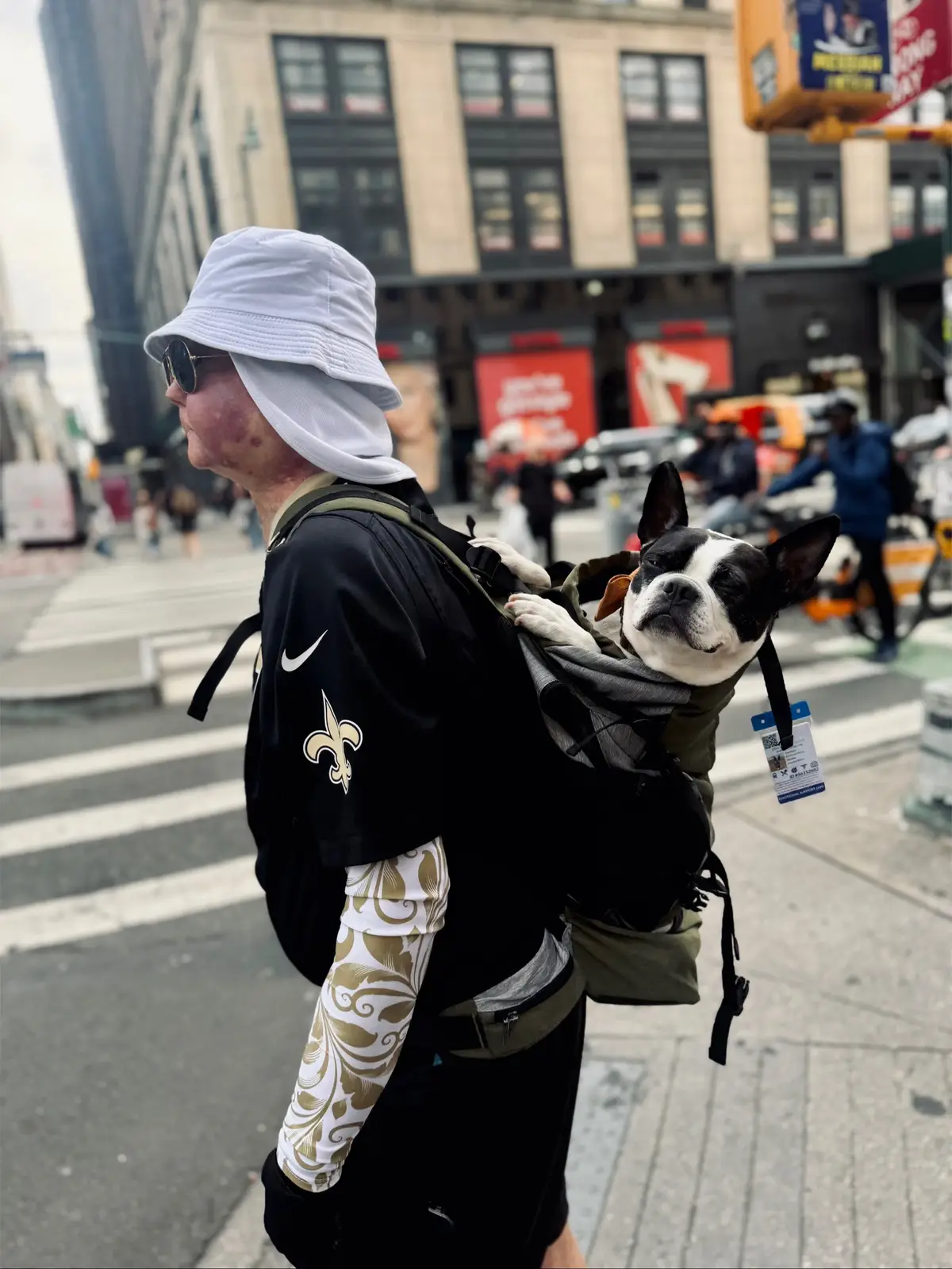 Started the day with a Boston Terrier in the bag ended it with a Blue Nose Pitbull. this bag’s magical 