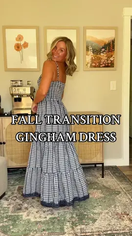 A Fairytale Cottage Core Gingham Dress 🫶🏼 @ciderusa #falloutfits #shopcider #gingham #ginghamdress #tiktokshopcreatorpicks 