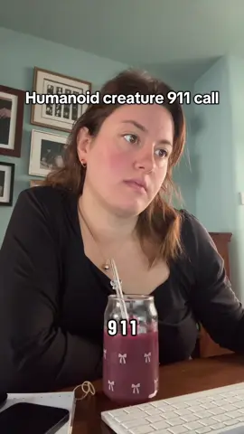 Another Humanoid Creature spotted on a 911 operator call - what do you think it is? #humanoid #scarystory #alien #ufos #halloween 