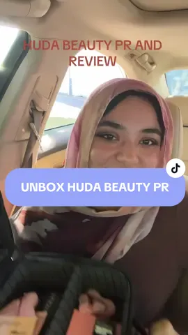 Let’s unbox some huda beauty together #browntiktok #hudabeautyeasybake #hudabeautyshop #beginnermakeup #hudabeauty @Huda Beauty @hudabeautyshop 