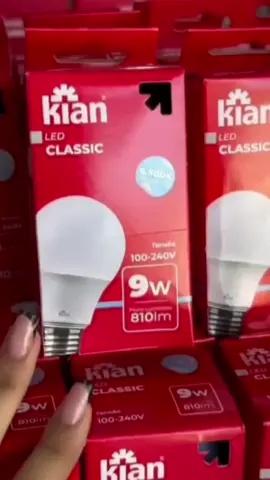 Kit com 10 lâmpadas Kian de 9W bivolt 6500K 💡 Iluminação forte, durável e econômica pra sua casa! Corre antes que acabe!#tiktokshop  #lampada  #lampadaled #iluminacao #diariodereforma 