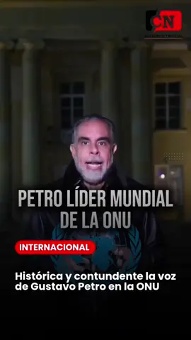 #internacional  Histórica y contundente la voz de Petro en la ONU Lo de hoy en la ONU fue una intervención berraca e inolvidable de Gustavo Petro. Muy pocos presidentes en el mundo tienen la capacidad de hablar con tanta fuerza y claridad como lo hizo él. ¡Un discurso para la historia! #PetroEnLaONU #LiderazgoGlobal #VozDeColombia #ONU2025 