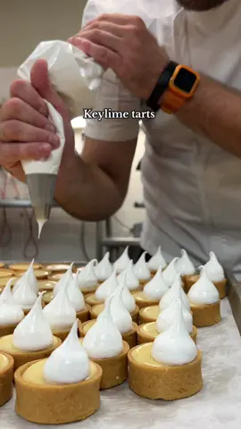 Wait for it, the fancy Key lime tart dessert.  #keylime #tart #desserttok #pastry #fyyyy 