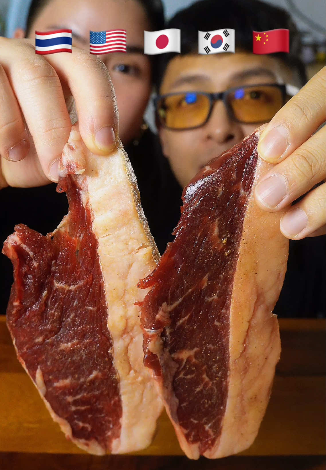 เนื้อพิคานย่าจิ้มหลายประเทศ 🥩 #Papang @Nongyou 