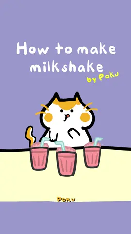 I was told there will be meows on my yard 😔😿 #milkshake #howto #chefpoku 