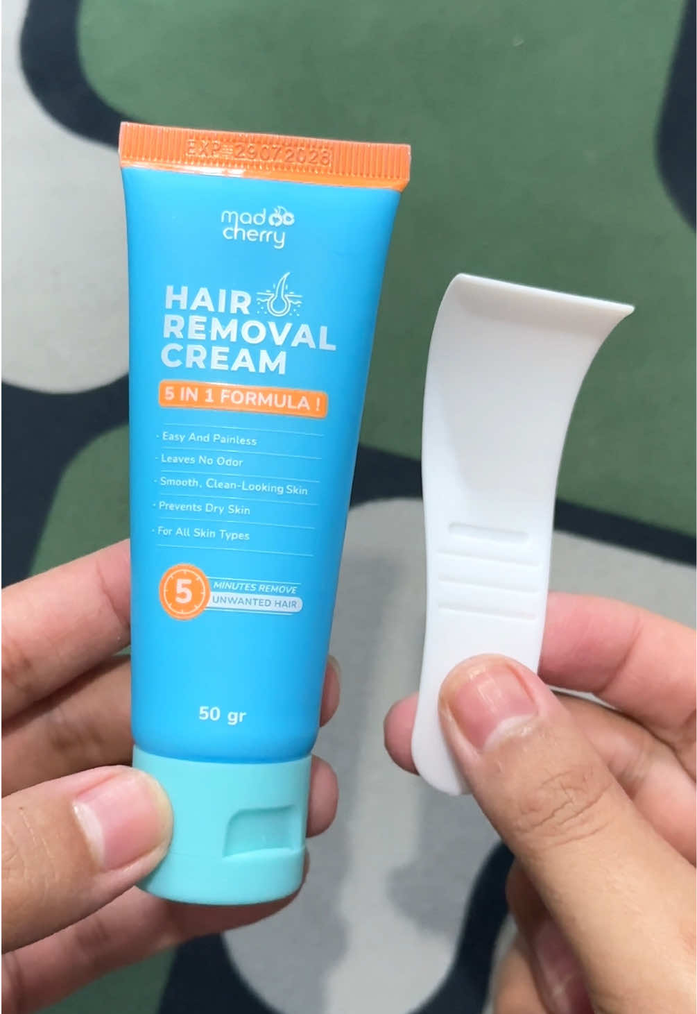 gilasih ini rill bulu keangkat semua! @Mad Cherry #madcherry #hairremovalcream 