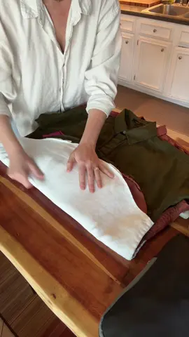 How I travel without wrinkling my linen shirts…results at the end. 
