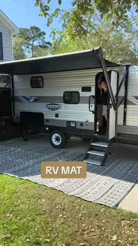 Portable, great quality & perfect for the RV! (Or beach, camping, outdoors ☺️) check out @Outsunny for more sizes & colors! #outsunny #rv #rvlife #rvmusthaves #outdoorrug 
