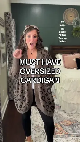 #cardigan #oversized #leopardprint @btfbm_us 