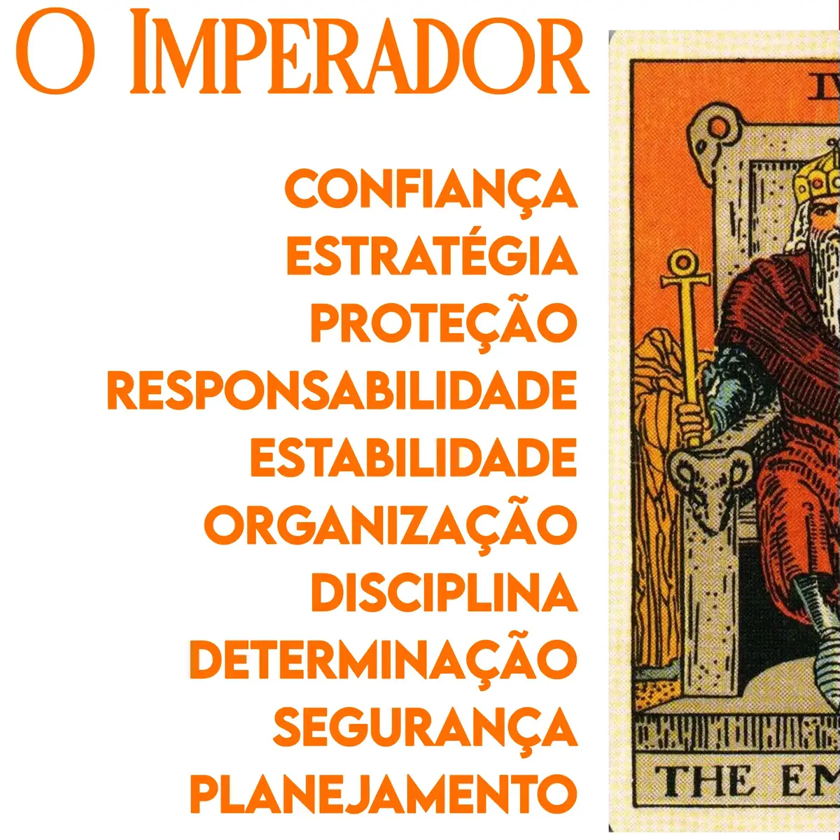 O Imperador é firmeza e estrutura. Quem tem esse arcano pessoal transmite confiança, responsabilidade e estabilidade, sempre com a capacidade de organizar e construir algo sólido. No lado luz, mostra alguém confiante, protetor e determinado. No lado sombra, pode se tornar autoritário, teimoso e rígido demais. Consultas a partir de R$ 5,00! Contato na bio.  #fyp #baralhocigano #arcanopessoal #tarot #espiritualidade 