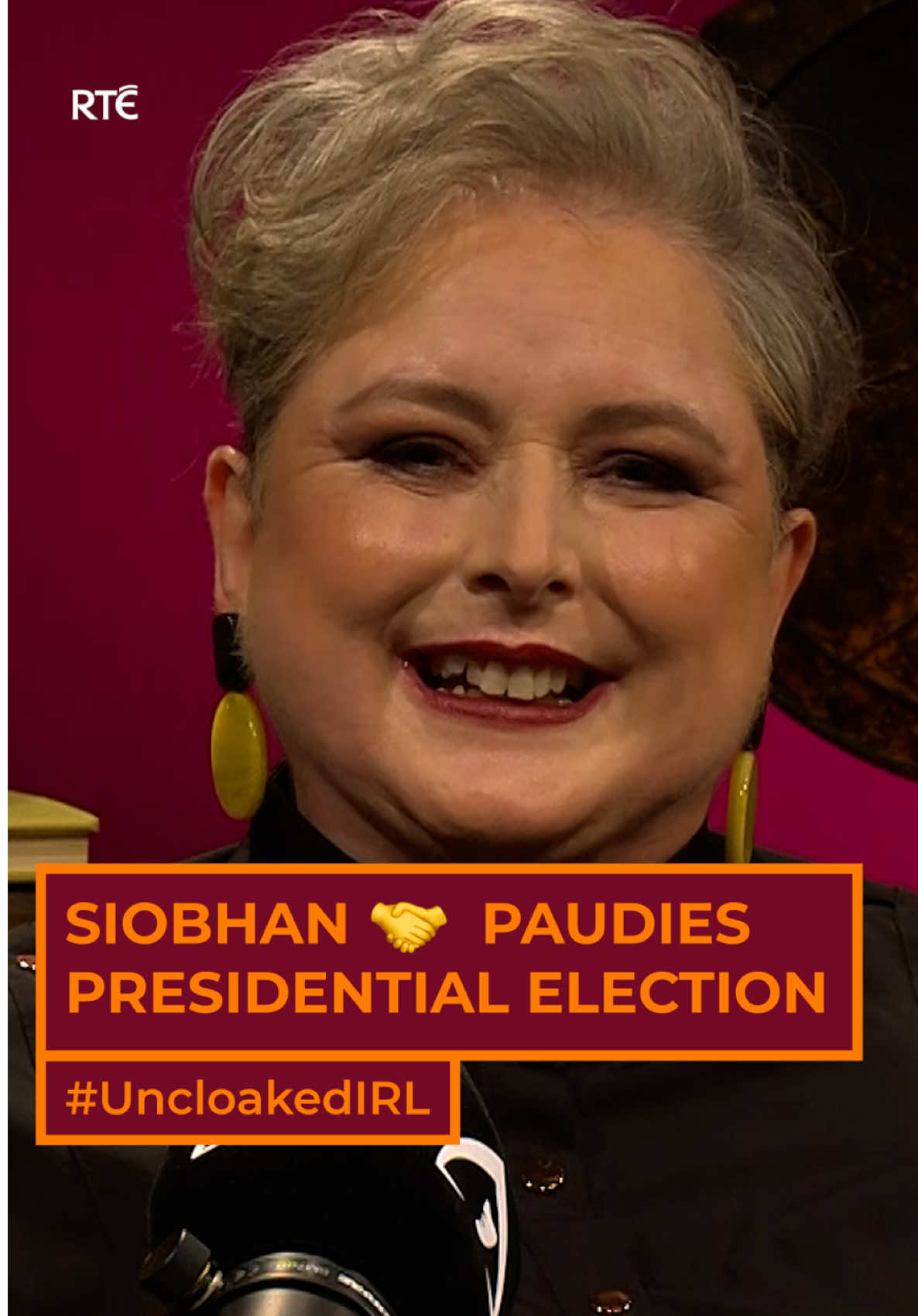 Siobhán 🤝 Paudie’s presidential election  #UncloakedIRL | Stream now on #RTEPlayer  