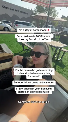 Any other stay at home moms used to putting themselves last? 🙋‍♀️ Constant snacks, their activities, clothes for them - seriously never spending on myself or even feeling guilty for the occasional nail salon trip. Any other moms feel that? Constantly worrying about money and stressing about bills was killing me. Double checking the bank account before doing anything would leave me with a pit in my stomach. I didn’t start this side hustle because I had the money, I started because I needed the money. Affiliate marketing has changed my life.  The community gave me the tools, confidence and strategy to build an online business of my own - something I never thought was possible.  Best part? It’s all from home, while still being a present SAHM. & now I’ve made over $150,000 since last year. I frequently make $400 before I even finish my morning coffee. I no longer come last, I’m putting my entire family first, myself included 🫶🏻 Comment INFO for the exact FREE 5 steps I took to make my first $1k online. #sidehustlesformoms #workfromhomemom #sidehustleforbeginner #makemoneyonline #canadiansidehustles