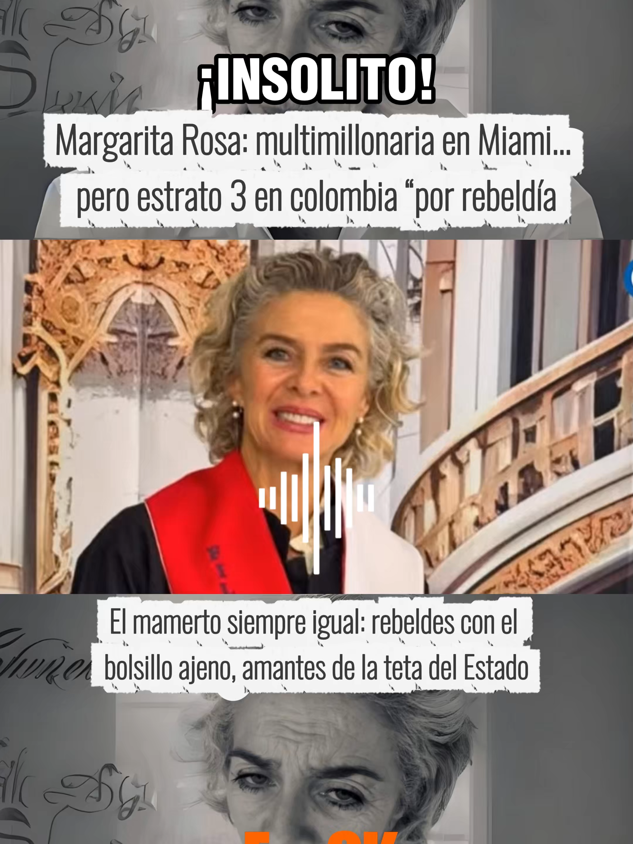 Margarita Rosa de Francisco, cercana al Pacto Histórico y defensora de Gustavo Petro, reveló en entrevista que al matricular un semestre en la Universidad Nacional a Distancia se inscribió como estrato 3 “por rebeldía”. Con mansión y lujos en Miami, su declaración desató polémica en Colombia: mientras critica el sistema, no dudó en acogerse a un subsidio del Estado. Un episodio que refleja las contradicciones de quienes predican austeridad, pero viven rodeados de privilegios. #MargaritaRosa #PactoHistórico #Colombia2026 #Petro #EleccionesColombia