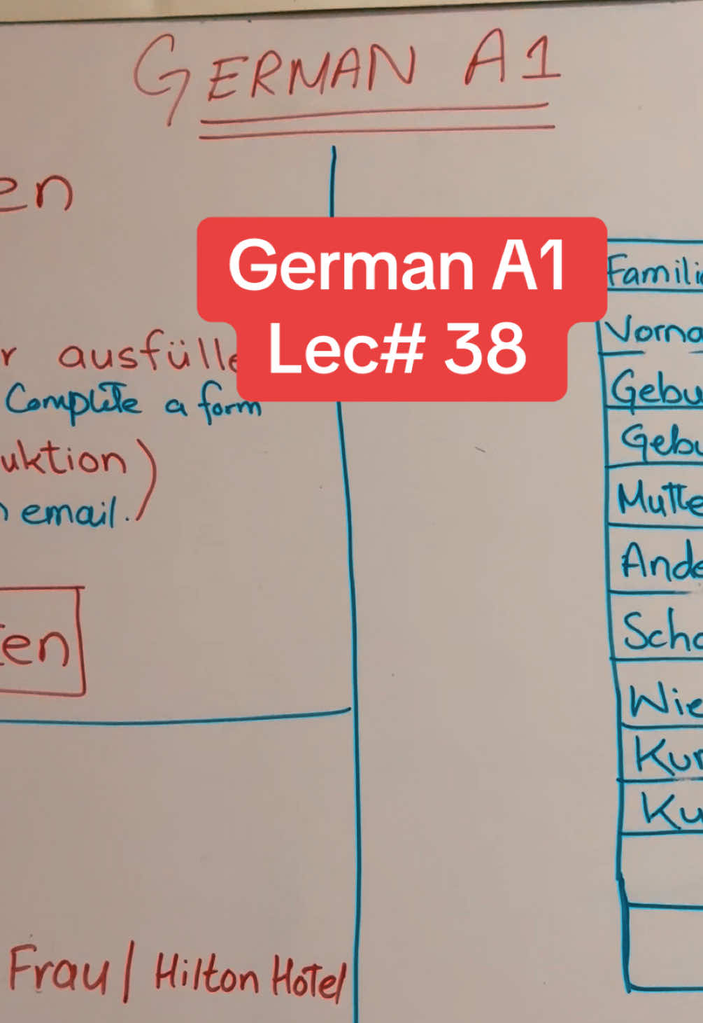 Lecture No 38 #germana1 #deutschland🇩🇪 #schreiben #prüfung #EasyGerman 