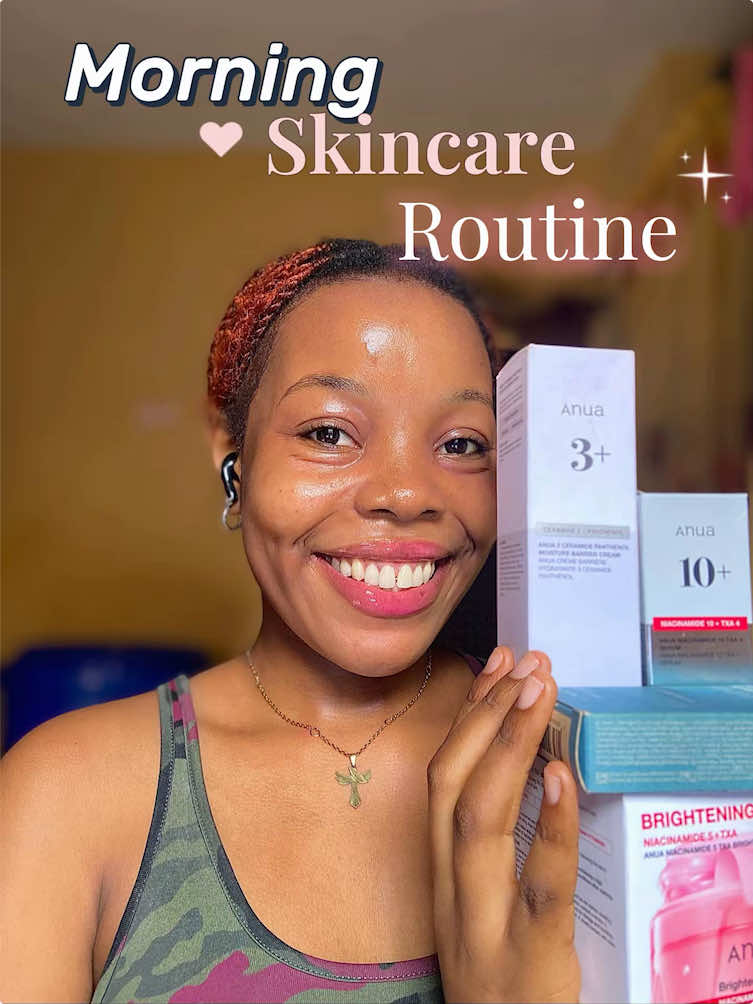 Skincare is my therapy🥹💜. #anua #skincare #morningskincare #skincarelover #GlowUp  Products used: @anua_global heartleaf cleansing foam @ANUA Indonesia brightening pad. @Anua Store US ceramide cream  @bentoncosmetic cica gel sunscreen serum. 