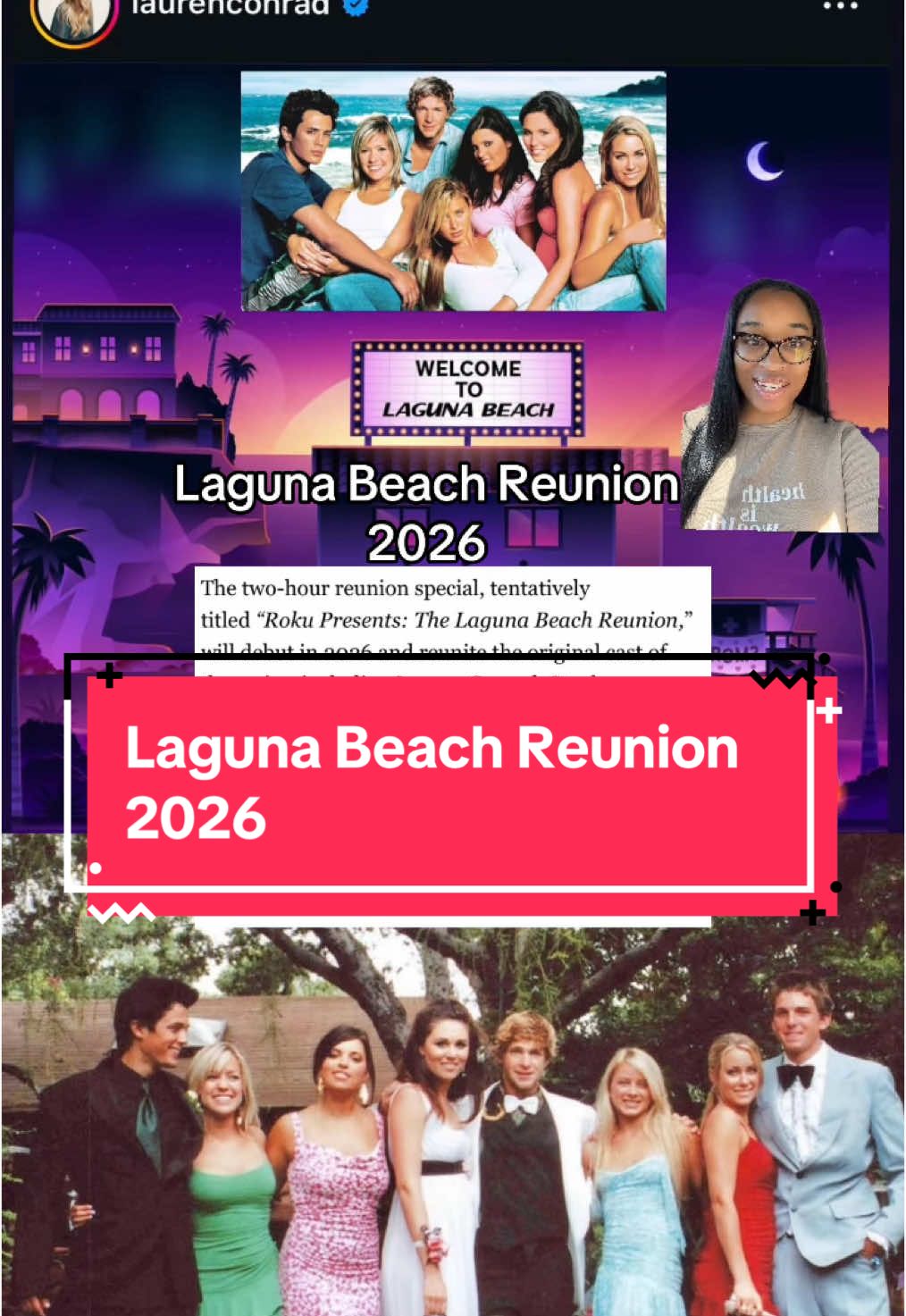 Laguna Beach Reunion Special airing in 2026! @Roku  #lagunabeachmtv #lagunabeach #lagunabeachreunion #kristincavallari #laurenconrad #stephencolletti #mtv #roku #thehills #greenscreen #lobosworth #realitytv 