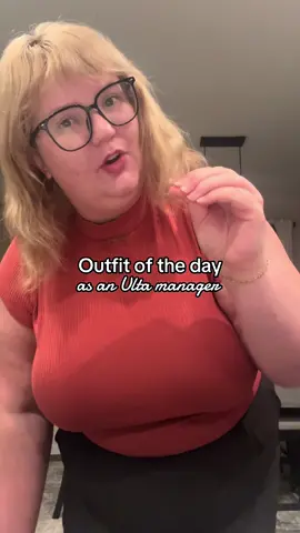 Another day, another #OOTD as an @Ulta Beauty manager  Shirt is @Old Navy Official & pants are @SHEIN @SHEINUS  Sporting a migraine & @HYDROJUG  #plussizefashion #plussizeootd #ultaemployee #ootdinspo 