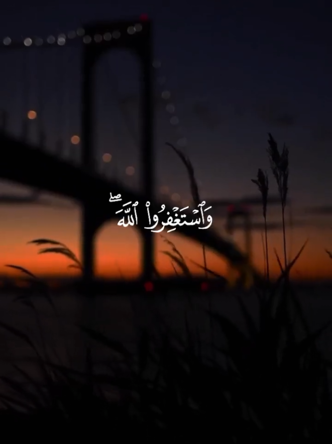 واستغفر الله ان الله غفور رحيم 🍂💬#قوالب_القرآن_الكريم🔥🌱 #قوالب_دينيه #عبدالرحمن_مسعد #fyp #CapCut 